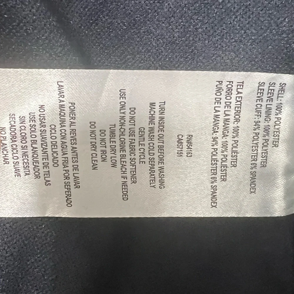 Tommy Hilfiger Navy Softshell Hooded Jacket – Size L